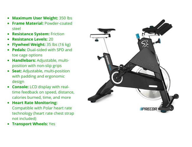 Precor spinner climb sale